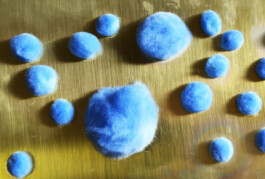 blaue pumpel